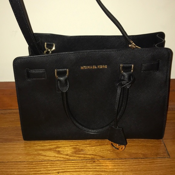 Black Michael Kors Hand Bag - Picture 1 of 3